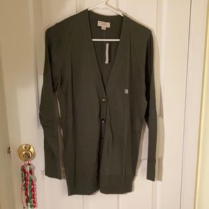 NWT 💚 LOFT Outlet Oversize Button Cardigan